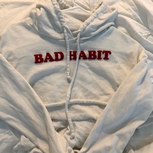 Cropped hoodie